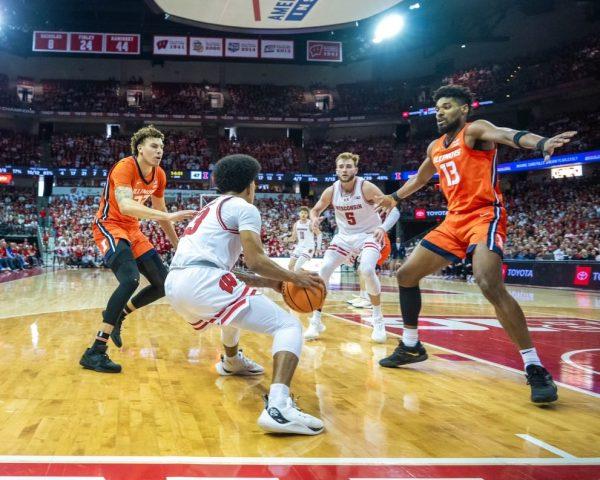 Wisconsin Badgers v. Illinois Fighting Illini. March 8, 2024.