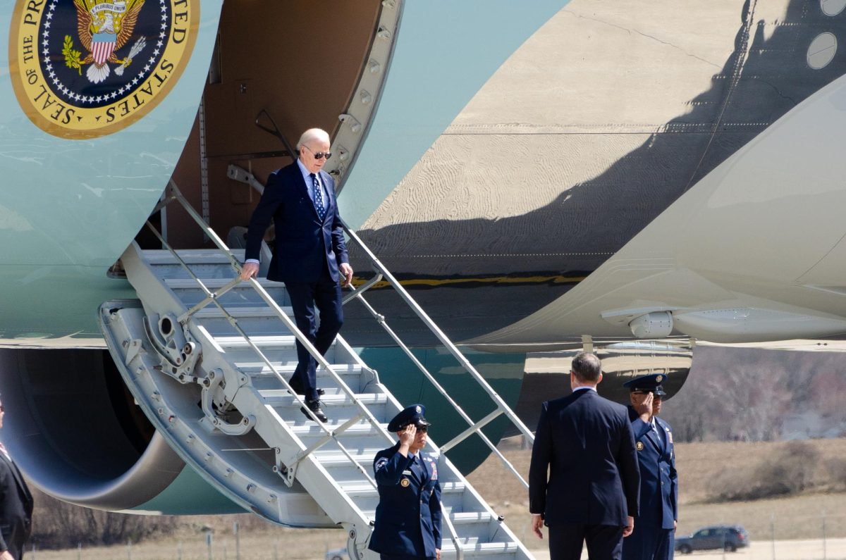 President Biden arrives in Madison to tout student debt relief efforts