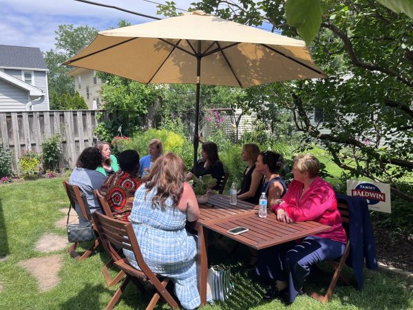 Wisconsin legislators and reproductive rights advocates gather for a roundtable discussion. June 24, 2024. 