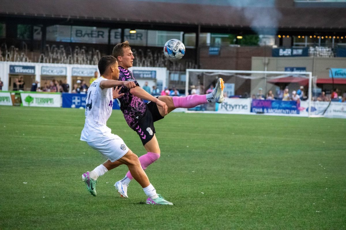 Jacob Crull receives the ball. Sept. 11, 2024. 