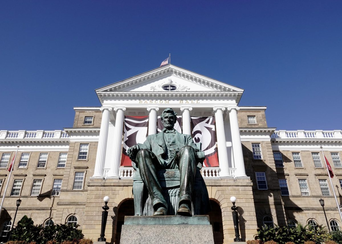 A photo of Bascom Hall. October 4, 2024. 