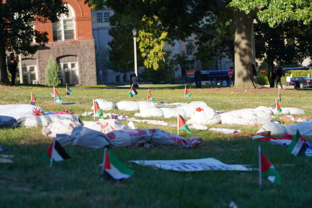 Display at the Pro-Palestine Rally. October 7th, 2024