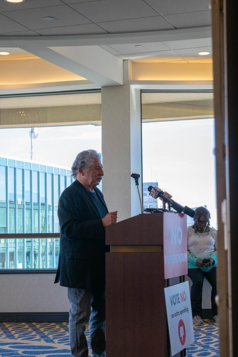 Paul Soglin speaks at the Park Hotel. October 16th, 2024.