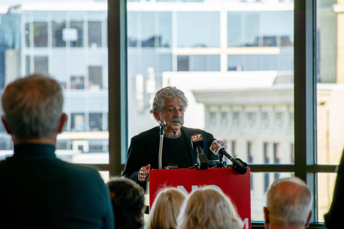 Paul Soglin speaks at the Park Hotel. October 16th, 2024.