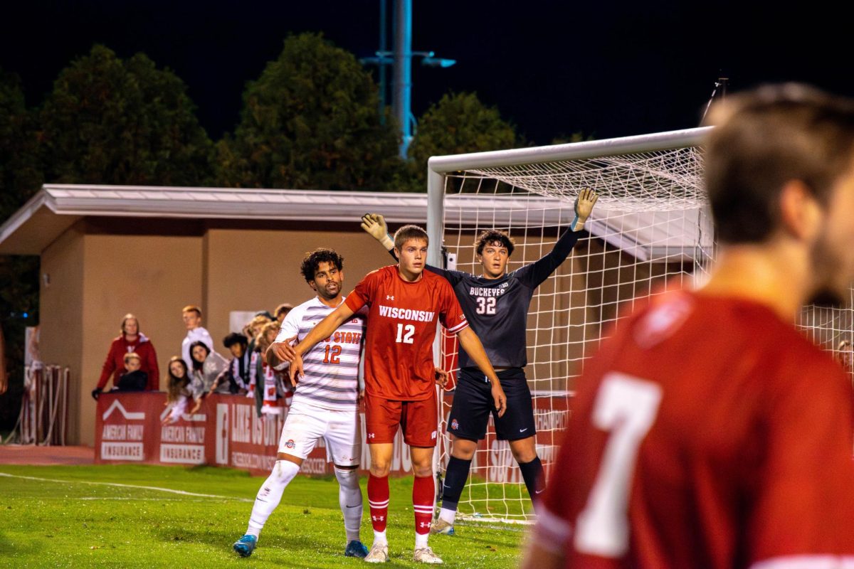 Drew Brown awaits a corner kick. October 19, 2024.