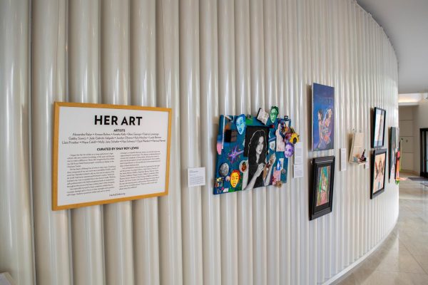 "Her Art" in the Rotunda Gallery at the Overture. October 10, 2024.