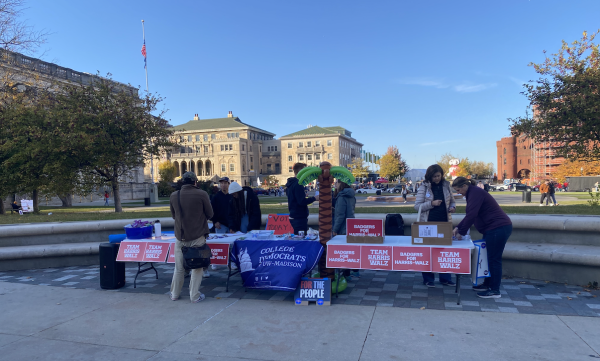 Early Vote Block Party on Library Mall. October 25, 2024.