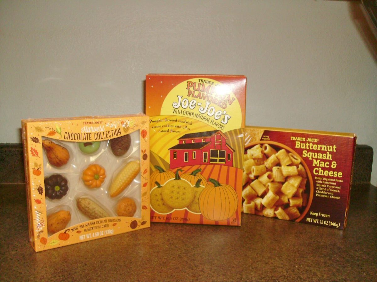 Assortment of Trader Joe's fall items. October 22, 2024.