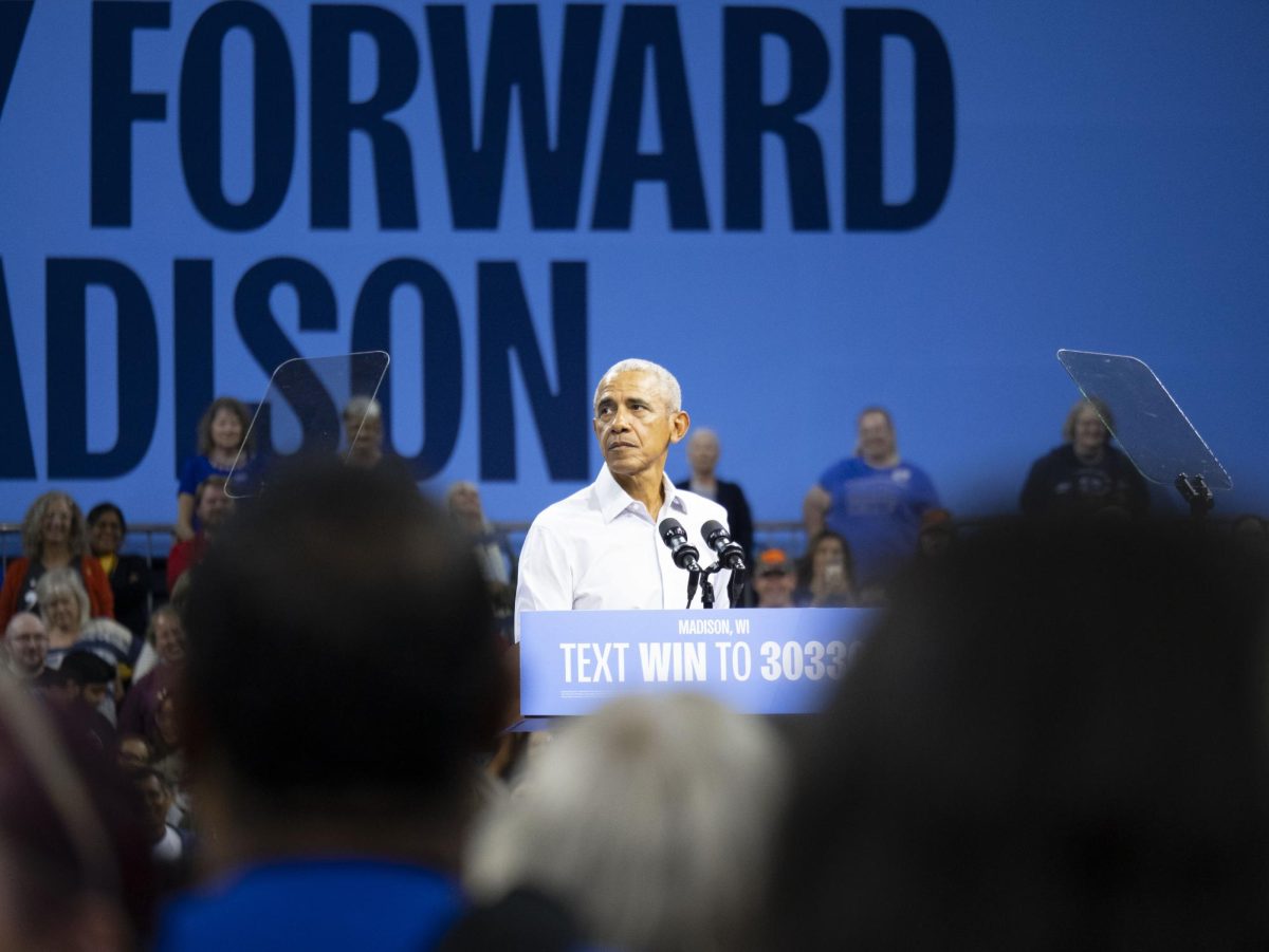 Obama at Harris campaign event. 