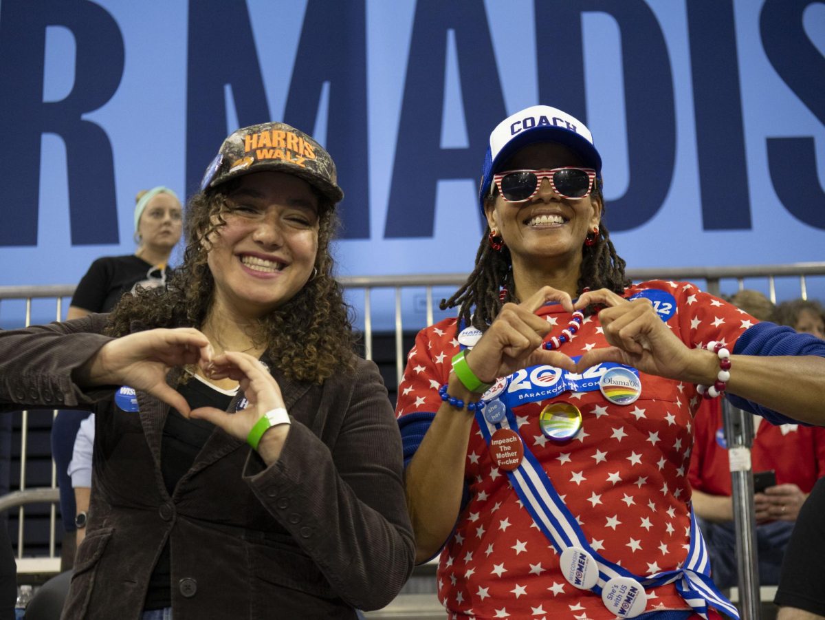 UW-Madison student and attendee at the Harris-Walz campaign event. October 22, 2024.