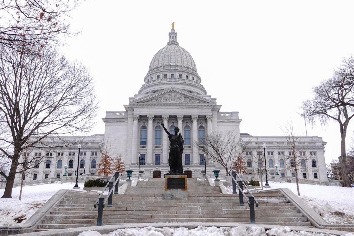 The Wisconsin State Capitol. February 23, 2025.