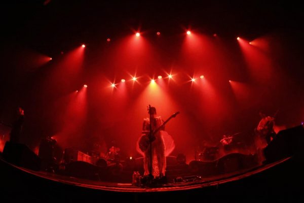 Wide angle photo of artist Japanese Breakfast at The Sylvee. September 10, 2025.