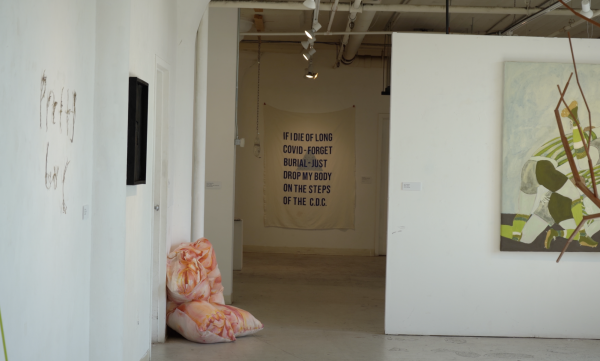 Photo of the Queer Madison Biennial Exhibition. September 15, 2025.