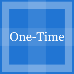 One-time donation option