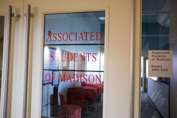 Associated Students of Madison office on East Campus Mall. October 12, 2025.