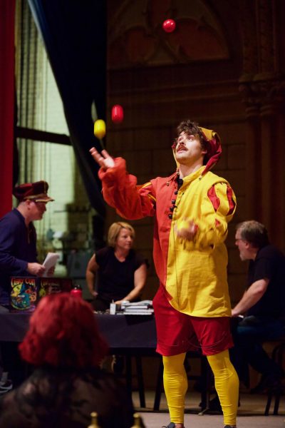 Actor performing in Dungeon Cocktail Experience show. Courtesy of Jesse Theiler. 