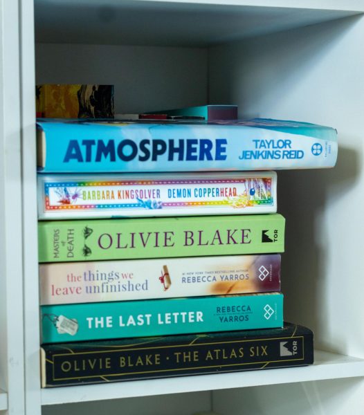 Books on bookshelf. October 19, 2025. 