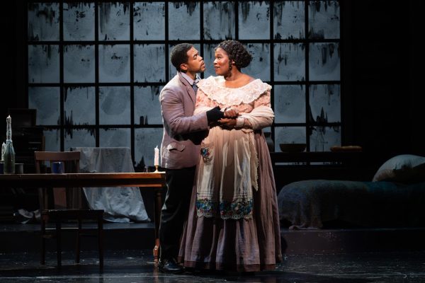 Terrence Chin-Loy (Rodolfo) and Renée Richardson (Mimì) in Madison Opera's La Bohème. November 7 & 9, 2025.