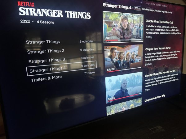 The beginning episodes of Season 4 of "Stranger Things" on Netflix. November 20, 2025. 