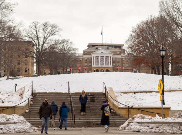 Bascom Hill from N. Park St. December 6, 2025. 