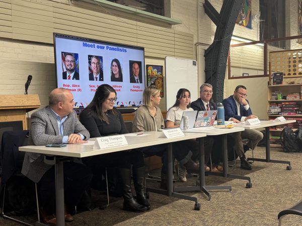 BridgeMadison holds panel on UW campus. December 1, 2025.