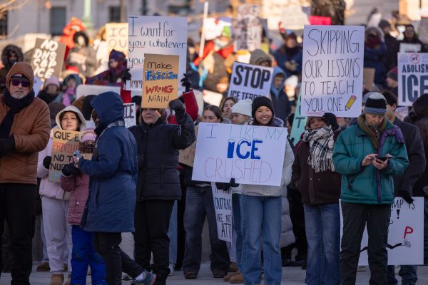 Thousands marched to the Capitol to protest ICE. January 30, 2026.