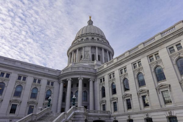 Wisconsin State Capitol building in the winter. January 20th, 2026.