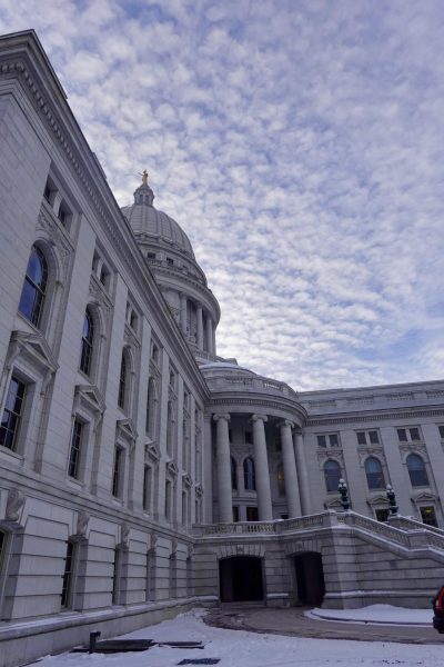 Wisconsin State Capitol building in the winter. January 20th, 2026.