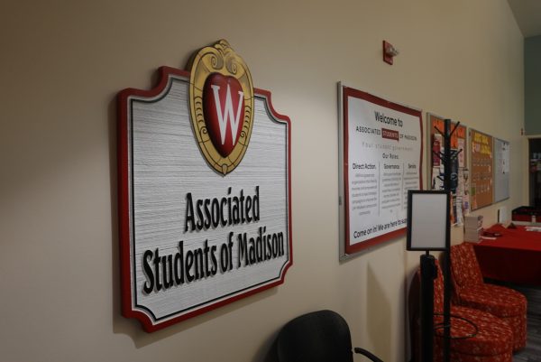 Associated Student of Madison's office located at 333 East Campus Mall. February 11, 2026.