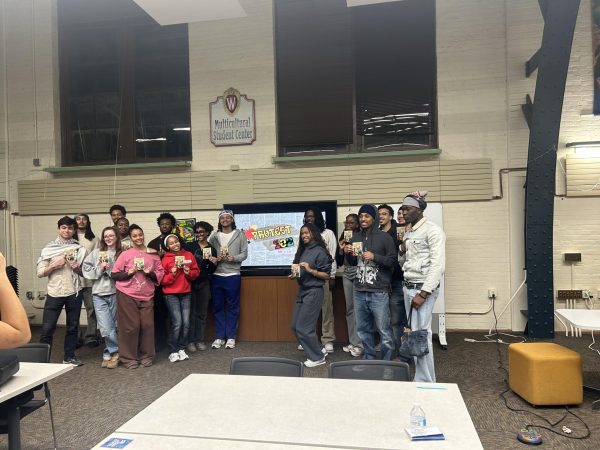 Participates at the Blk Pwr Coalition's event in collaboration with the Leaders Igniting Transformation pose for a photo. February 26, 2026.