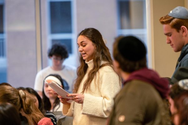 Students present arguments against SJP resolution in Associated Students of Madison meeting. March 18, 2026. 