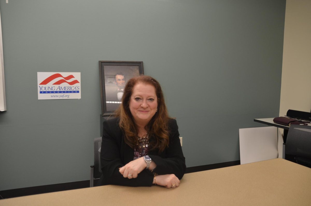 Wisconsin Supreme Court candidate Maria Lazar joined a group of less than 15 students at an event hosted by College Republicans of UW-Madison ahead of the April 7 election. March 9, 2026.