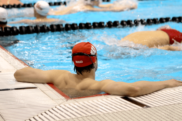 Badger Herald archival photo of University of Wisconsin swim team. March 6, 2026.