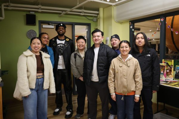 Michael Davis and exhibit organizers. February 19, 2026.