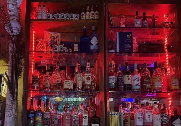 Drinks behind a Madison bar. November 14, 2025.