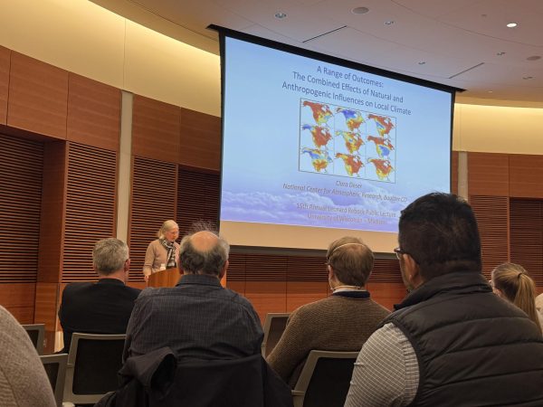 The Department of Atmospheric and Oceanic Sciences welcomed Clara Deser to speak at the 15th Annual Leonard Robock Lecture, March 24, 2026.