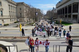 ICE OUT protest. April 17, 2026.
